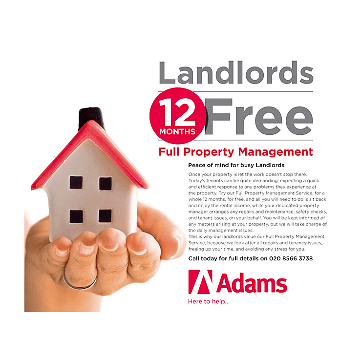 Landlords and property. Landlord. House selling leaflet. Property to Let by landlord.