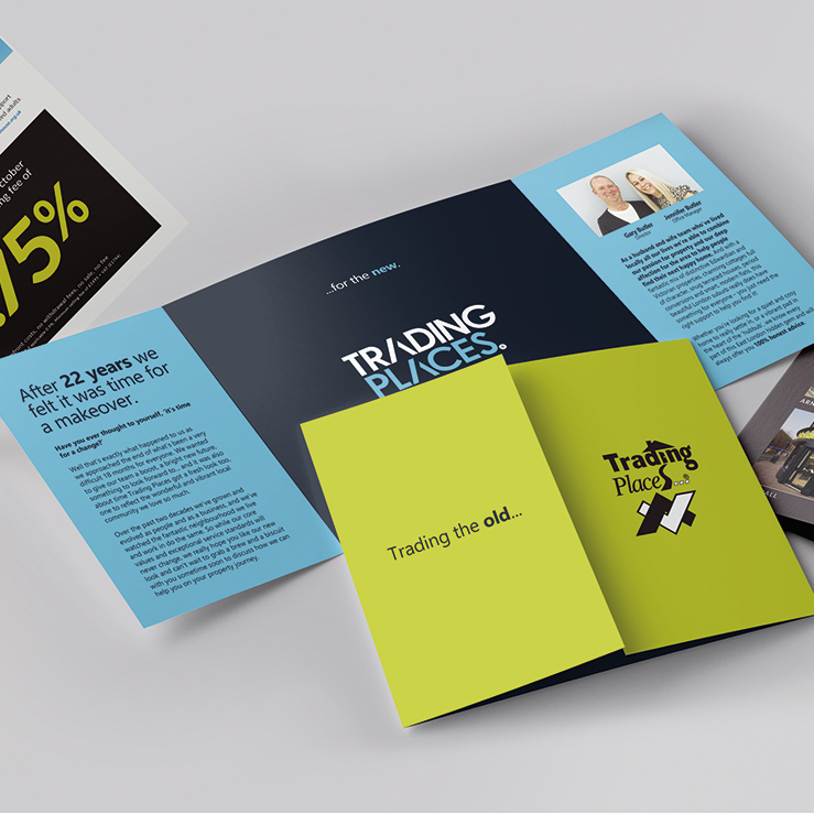 Marketing for Estate Agents – Folded leaflets